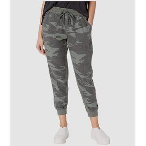 Splendid Lakeside Pull-On Jogger Pants Womens XL Gray Camo Super Soft Rayon